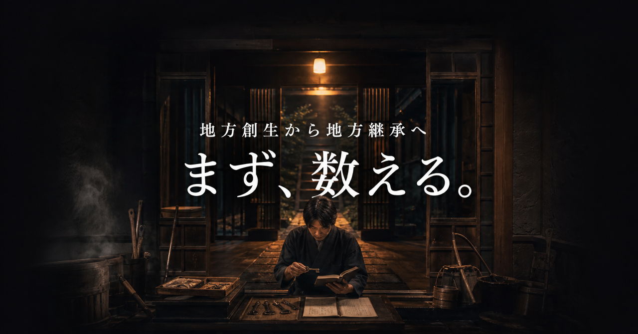 「地方継承」という考え方（休館した旅館の初日にやった棚卸しの話）